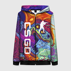 Женская толстовка на молнии CS GO HYPERBEAST