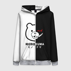 Женская толстовка на молнии Monokuma