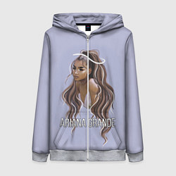 Толстовка на молнии женская Ariana Grande Ариана Гранде, цвет: 3D-меланж