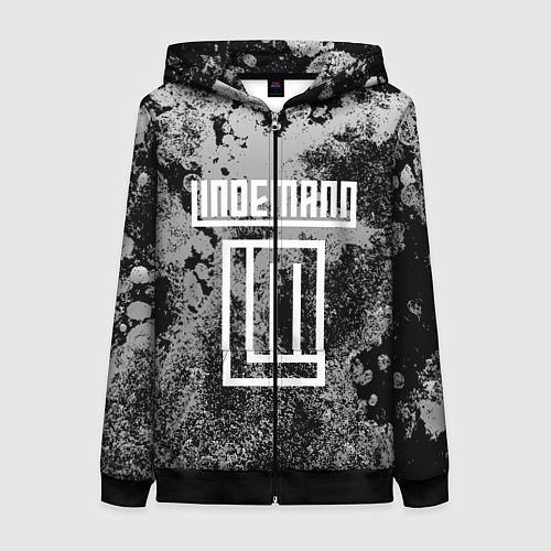 Женская толстовка на молнии LINDEMANN / 3D-Черный – фото 1