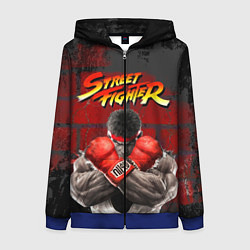 Женская толстовка на молнии Street Fighter