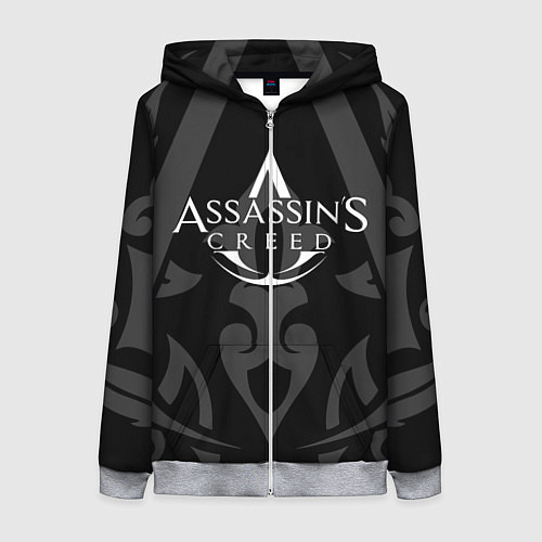 Женская толстовка на молнии Assassin’s Creed / 3D-Меланж – фото 1