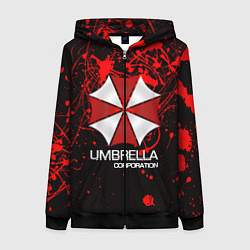 Женская толстовка на молнии UMBRELLA CORP