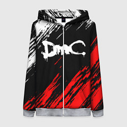 Толстовка на молнии женская DEVIL MAY CRY DMC, цвет: 3D-меланж