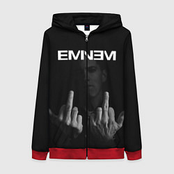 Толстовка на молнии женская EMINEM, цвет: 3D-красный