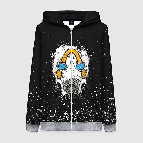 Женская толстовка на молнии BORDERLANDS 3 / 3D-Меланж – фото 1