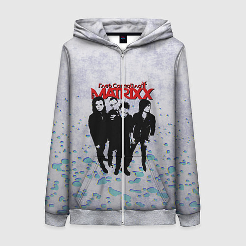 Женская толстовка на молнии The Matrixx / 3D-Меланж – фото 1