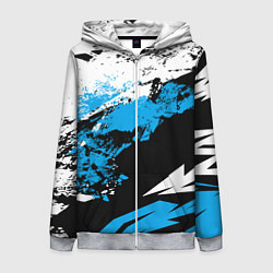 Толстовка на молнии женская Bona Fide, цвет: 3D-меланж