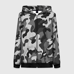 Женская толстовка на молнии ГОРОДСКОЙ КАМУФЛЯЖ