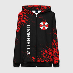 Женская толстовка на молнии UMBRELLA CORP