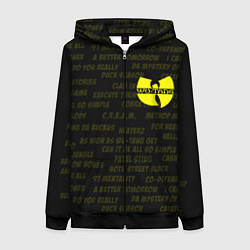 Толстовка на молнии женская WU-TANG CLAN, цвет: 3D-черный