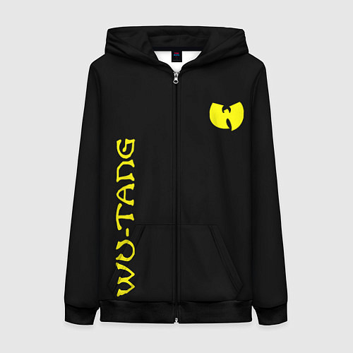 Женская толстовка на молнии WU-TANG CLAN / 3D-Черный – фото 1