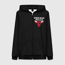 Женская толстовка на молнии CHICAGO BULLS