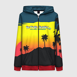 Женская толстовка на молнии HOTLINE MIAMI2