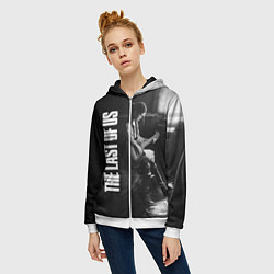 Толстовка на молнии женская The last of us part 2 ЭЛЛИ, цвет: 3D-белый — фото 2