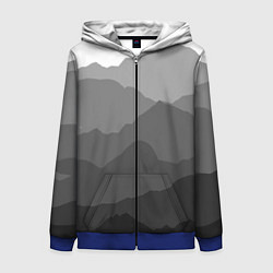 Женская толстовка на молнии Горы