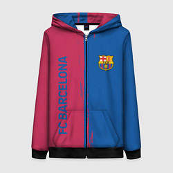 Толстовка на молнии женская BARSELONA, цвет: 3D-черный