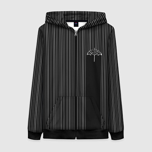 Женская толстовка на молнии The umbrella academy Z / 3D-Черный – фото 1