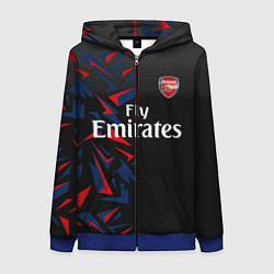 Толстовка на молнии женская ARSENAL UNIFORM 2020, цвет: 3D-синий