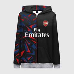 Толстовка на молнии женская ARSENAL UNIFORM 2020, цвет: 3D-меланж