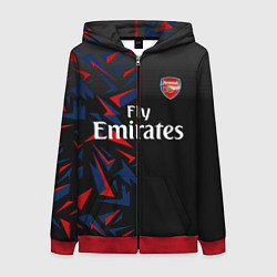 Толстовка на молнии женская ARSENAL UNIFORM 2020, цвет: 3D-красный