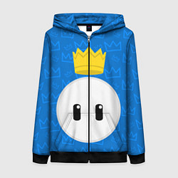 Женская толстовка на молнии Fall guys