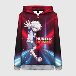 Женская толстовка на молнии Киллуа Hunter x Hunter