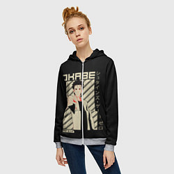 Толстовка на молнии женская Врата Штейна, цвет: 3D-меланж — фото 2