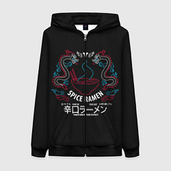 Толстовка на молнии женская DESTINY 2 SPICE RAMEN, цвет: 3D-черный