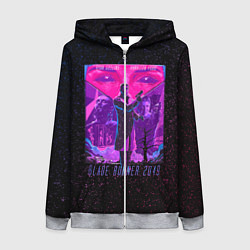 Женская толстовка на молнии Бегущий по лезвию