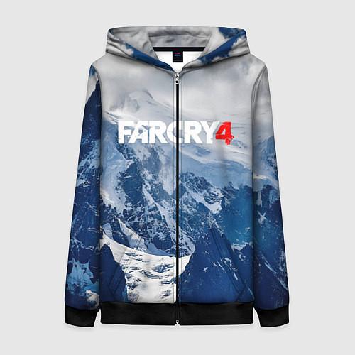 Женская толстовка на молнии FARCRY 4 S / 3D-Черный – фото 1