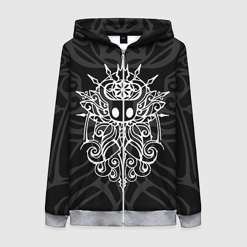 Женская толстовка на молнии HOLLOW KNIGHT ХОЛЛОУ НАЙТ / 3D-Меланж – фото 1