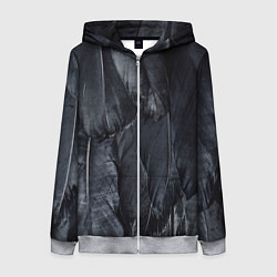 Женская толстовка на молнии ВОРОНА