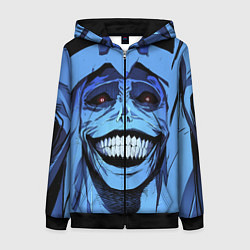 Женская толстовка на молнии ПОДНЯТИЕ УРОВНЯ В ОДИНОЧКУ