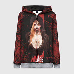 Женская толстовка на молнии Resident Evil Village