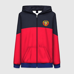 Женская толстовка на молнии СТИЛЬ СССР ДИЗАЙН СПИНЫ