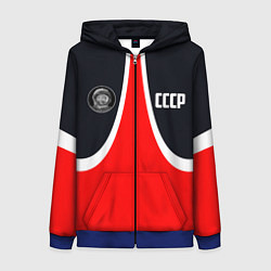 Женская толстовка на молнии СССР ГАГАРИН