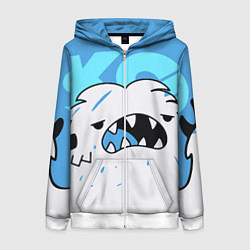 Женская толстовка на молнии SK8 the Infinity Скейт Ланги