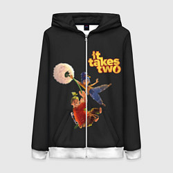 Женская толстовка на молнии It Takes Two Dandelion