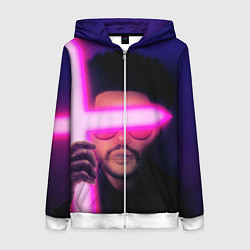 Толстовка на молнии женская The Weeknd - Blinding Lights, цвет: 3D-белый