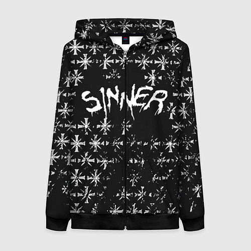 Женская толстовка на молнии FAR CRY 5 ГРЕШНИК SINNER / 3D-Черный – фото 1