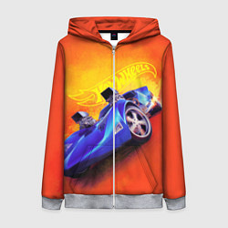 Женская толстовка на молнии Hot Wheels Хот Вилс