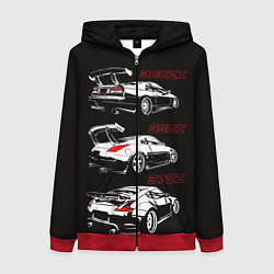 Женская толстовка на молнии NISSAN 300 ZX 350Z 370Z JDM STYLE