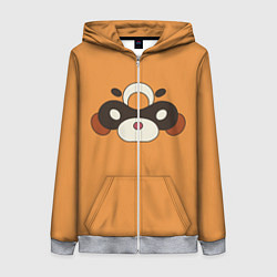 Толстовка на молнии женская Genshin Impact - Гоба, цвет: 3D-меланж