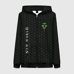Женская толстовка на молнии NEW WORLD - СИНДИКАТ - Графика