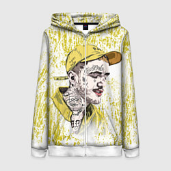 Женская толстовка на молнии Lil Peep CryBaby Yellow Лил Пип