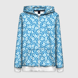 Женская толстовка на молнии Bitcoin деньги