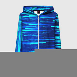 Толстовка на молнии женская BLUE STRIPES, цвет: 3D-меланж