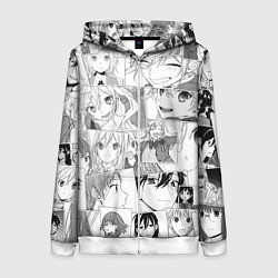 Женская толстовка на молнии Horimiya pattern