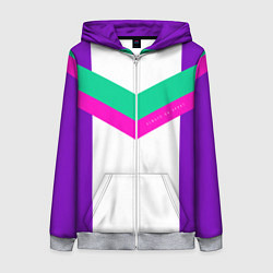 Женская толстовка на молнии Always in sports сиреневый